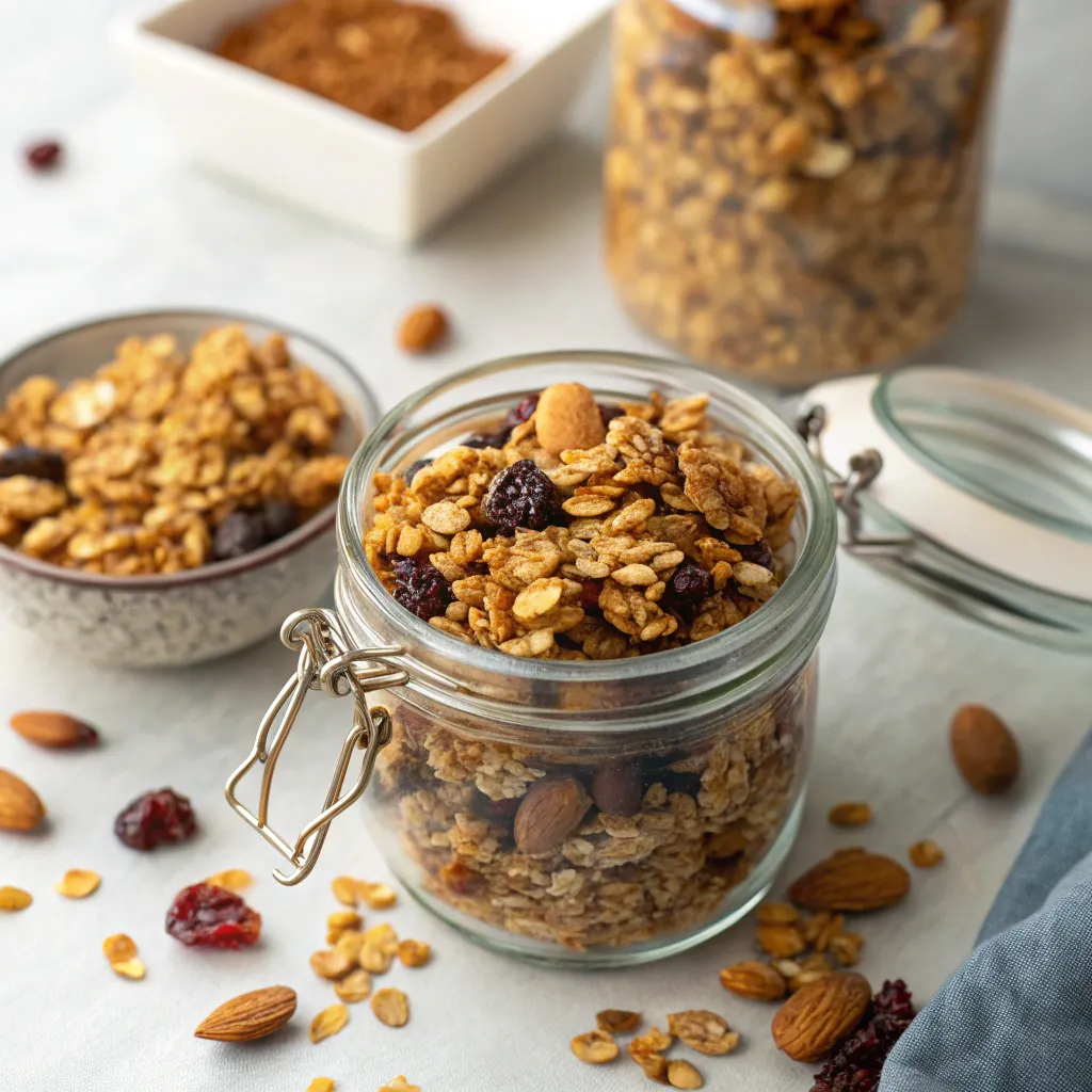 Delicious homemade granola