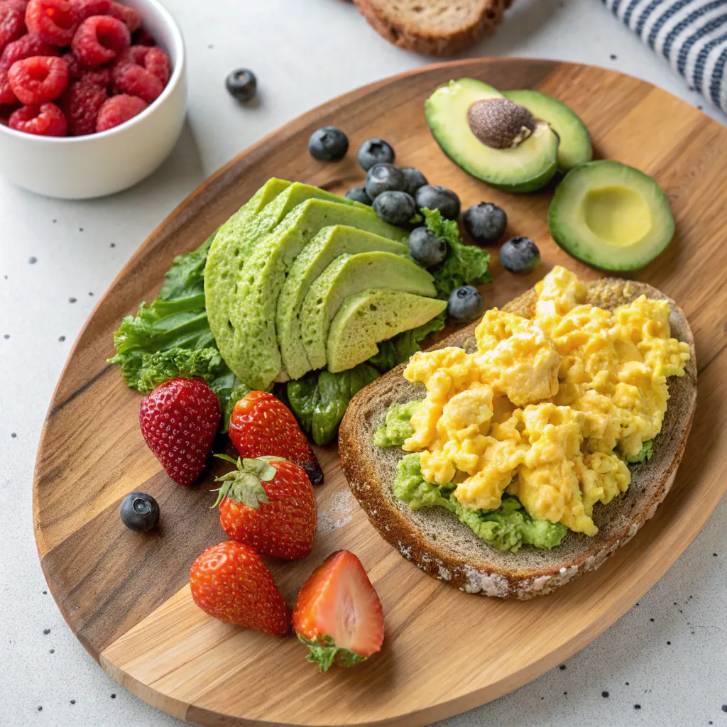 Healthy breakfast prepared by Mary Collins