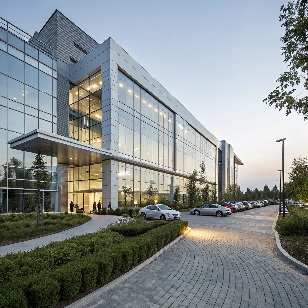 Modern office building exterior